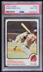 1973 Juan Marichal San Francisco Giants #480 Topps Card (PSA Slabbed NM-MT 8) 