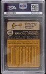 1973 Juan Marichal San Francisco Giants #480 Topps Card (PSA Slabbed NM-MT 8) 