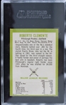 1963 Roberto Clemente Pittsburgh Pirates Fleer Card (SGC Slabbed EX+ 5.5)