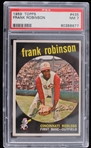 1959 Frank Robinson Cincinnati Redlegs #435 Topps Card (PSA Slabbed NM 7) 