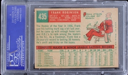 1959 Frank Robinson Cincinnati Redlegs #435 Topps Card (PSA Slabbed NM 7) 