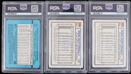 1991-92 Don Mattingly New York Yankees Topps/Donruss Cards (PSA Slabbed)(Lot of 3) 