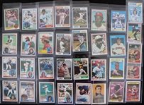 1980s-2010s Baseball, Football Trading Card Collection (Lot of 145+)