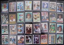 1980s-2010s Baseball, Football Trading Card Collection (Lot of 145+)