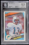 1984 Dan Marino Miami Dolphins #123 Topps (Beckett Slabbed 8.5 NM-MT+) 