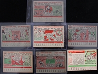 1956 Topps Trading Cards w/ Harvey Kuenn, Gene Conley & more (Lot of 7) 