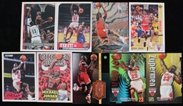 1990s Michael Jordan Chicago Bulls Trading Cards (Lot of 9) 