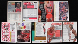 1990s Michael Jordan Chicago Bulls Trading Cards (Lot of 9) 