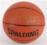 1995-2003 Alonzo Mourning Miami Heat Signed Spalding Basketball (JSA)