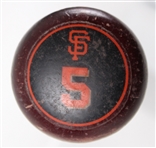 2019 Mike Yastrzemski San Francisco Giants Victus Professional Model Bat (PSA/DNA GU 9.5) 