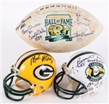 1960s-2000s Boyd Dowler, Carroll Dale Green Bay Packers & more Signed Football & Mini Helmets *JSA* 