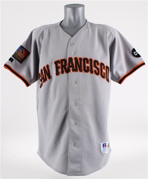 1994 Martinez San Francisco Giants Game Worn Road Jersey (MEARS LOA)