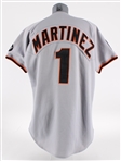 1994 Martinez San Francisco Giants Game Worn Road Jersey (MEARS LOA)