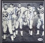 1960s-2000s Paul Hornung, Bob Long Green Bay Packers Multi Signed Framed Photos (Lot of 7)  *JSA* 