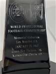 1967 Bart Starr Green Bay Packers Signed 16.5 World Professional Football Championship Trophy *JSA*