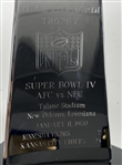 1970 Len Dawson Kansas City Chiefs SB IV Signed 16.5 Vince Lombardi Trophy (Beckett)