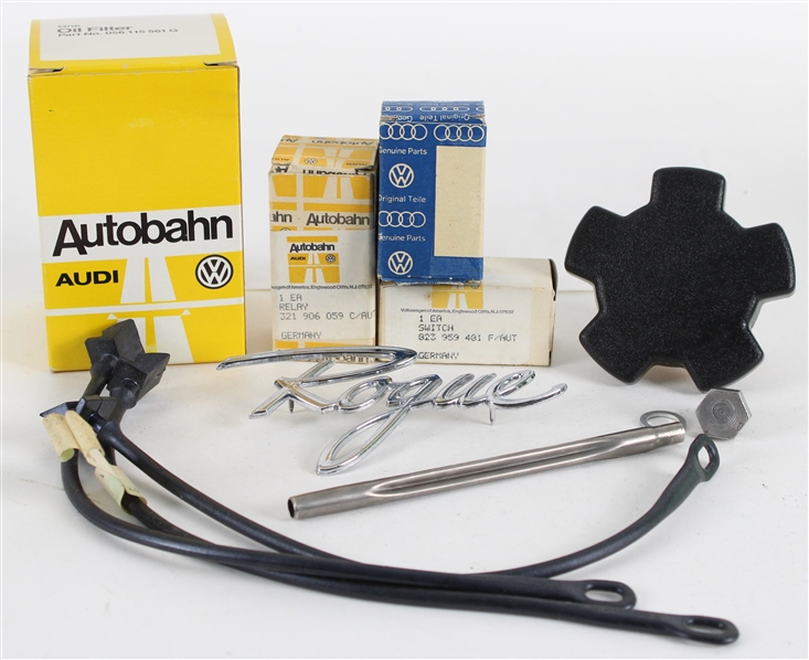 1970s Autobahn Parts & Rogue Nameplate (Lot of 11)