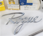 1970s Autobahn Parts & Rogue Nameplate (Lot of 11)