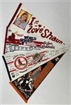 1970s-80s Full Size Pennant Collection w/ Cardinals, Barry Bonds, Shaun Cassidy (Lot of 200+)