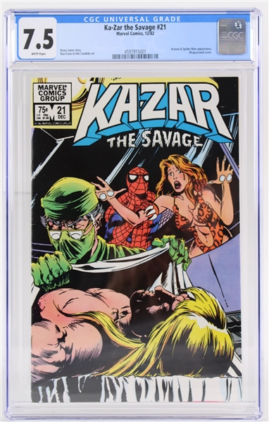 1982 Ka-Zar The Savage #21 Marvel Comics (CGC Slabbed 7.5)
