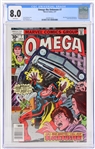 1977 Omega The Unknown #7 Marvel Comics (CGC Slabbed 8.0)