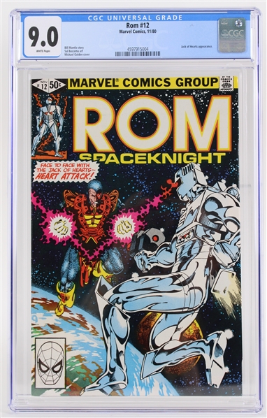 1980 Rom Spaceknight #12 Marvel Comics (CGC Slabbed 9.0)