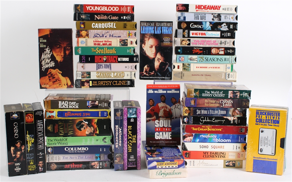 1980s-90s VHS Movie Collection (Lot of 40) 