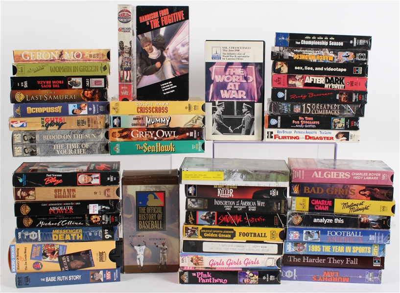 1980s-90s VHS Movie Collection (Lot of 45) 
