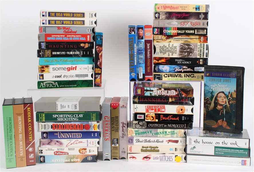 1980s-90s VHS Movie Collection (Lot of 40+) 
