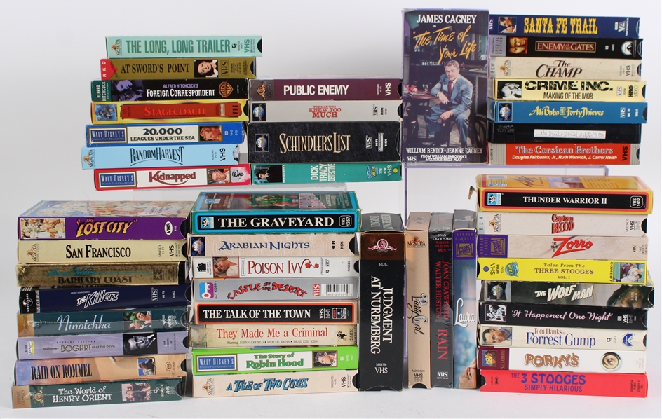 1980s-90s VHS Movie Collection (Lot of 40+) 
