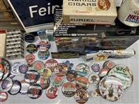1980s-90s Political Lawn Signs, Pinback Buttons, Americana & more (Lot of 80+)