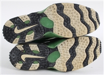 1996 Gabe Wilkins Signed Super Bowl XXXI Game Used Nike Shoes 1/26/97 - Green Bay Packers (MEARS LOA / JSA) 