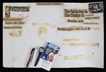 1970s-80s Don Nelson & Bob Lanier Milwaukee Bucks Signed 18"x28" Poster Board, Watch & more (Lot of 4)(JSA)