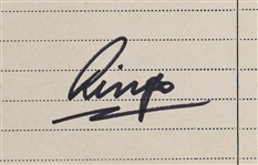 2013 Ringo Starr Autographed LE Genesis Publications Photograph Book w/ Original Packaging (JSA) 