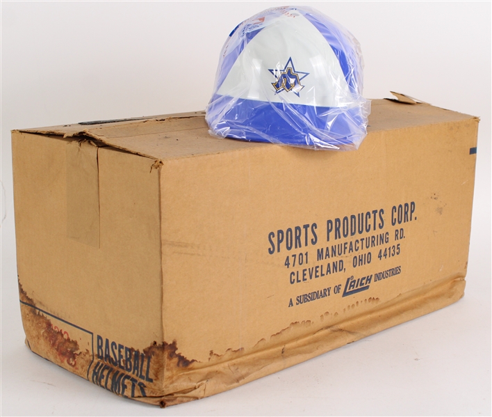 1990s Seattle Mariners Souvenir Batting Helmets (One Opened Case)