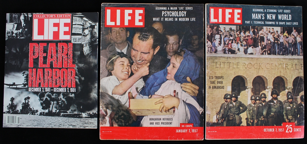 1957-1991 LIFE Magazines (Lot of 3)