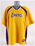 1999 Kobe Bryant (attributed) Los Angeles Lakers Warm Up Shirt (MEARS LOA)