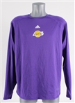 2009 Kobe Bryant (attributed) Los Angeles Lakers Warm Up Shirt (MEARS LOA)