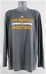 2016 Kobe Bryant (attributed) Los Angeles Lakers Warm Up Shirt (MEARS LOA)