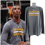 2016 Kobe Bryant (attributed) Los Angeles Lakers Warm Up Shirt (MEARS LOA)