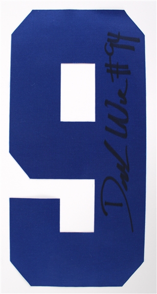 2005-2013 DeMarcus Ware Dallas Cowboys Signed "9" Jersey Number (JSA) 