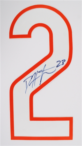 2006-2013 Devin Hester Chicago Bears Signed "2" Jersey Number (JSA) 