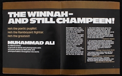 1992 Ali Playbill w/ Portrait in Words and Photographs Fold Out