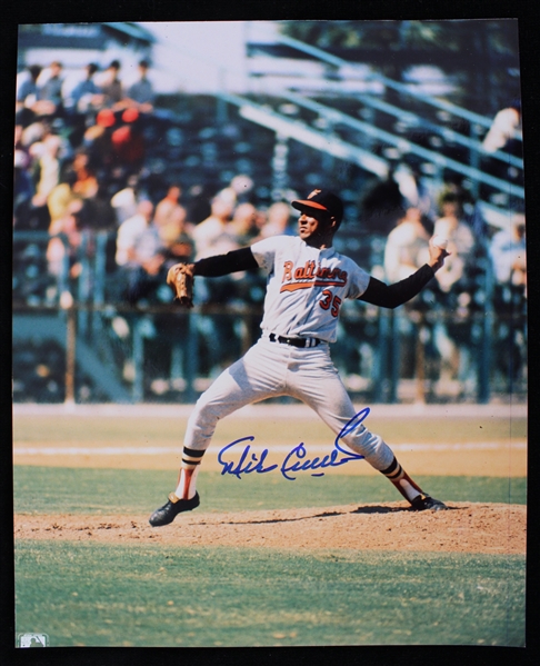 1969-76 Mike Cuellar Baltimore Orioles Signed 8"x10" Photo (JSA) 