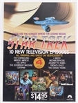 1986 Star Trek Home Video 23"x32" Poster 