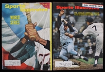 1965-67 Sports Illustrated World Series & Ken Berry / Mickey Mantle Magazines 
