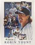 1999 Robin Yount Milwaukee Brewers Firstar 22"x30" Poster