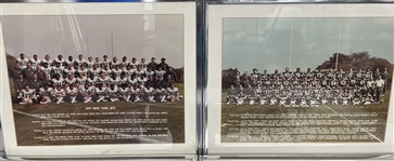 1977-85 New York Jets 20x24 Framed Team Photos (Lot of 4) 