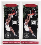 1995 Shaquille ONeal Hallmark Collector Series 6" Ornaments (Lot of 2)