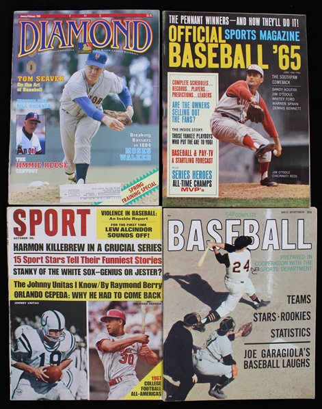 1965-94 Baseball, Sport, Diamond Magazines (Lot of 4)